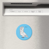 Jacobin-Taube-Cartoon Magnet (In Situ (Geschirrspüler))
