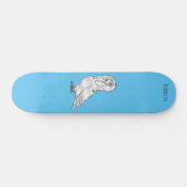 Jacobin-Taube-Cartoon Skateboard (Horizontal)