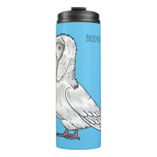 Jacobin-Taube-Cartoon Thermosbecher