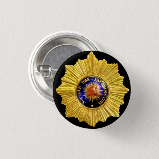 jacobin Verein-Abzeichen Button (Vorne & Hinten)