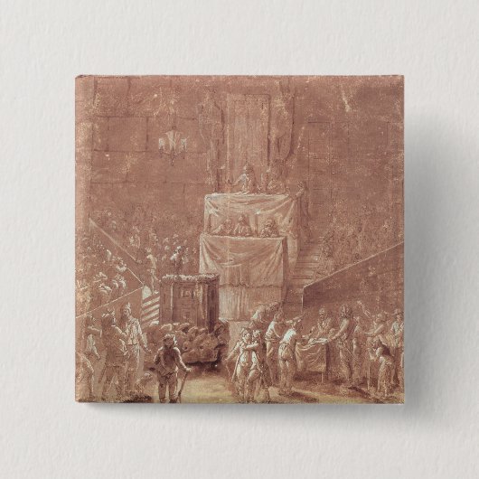 Jacobin Verein während der Revolution Button (Vorderseite)