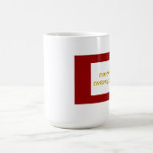 Jacobite 1745 Flagge Kaffeetasse (Mittel)