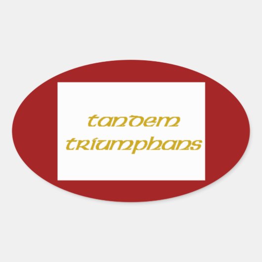 Jacobite-Flagge 1745 Ovaler Aufkleber (Vorderseite)