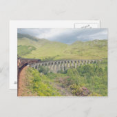 Jacobite in Glenfinnan Postkarte (Vorne/Hinten)