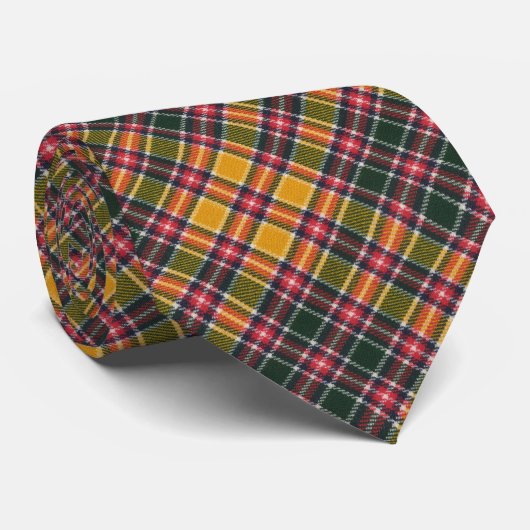 Jacobite Modern Original Scottish Tartan Krawatte (Gerollt)