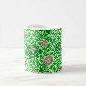 Jacobitisches Blumenmuster, Smaragd- und Limetteng Kaffeetasse (Mittel)
