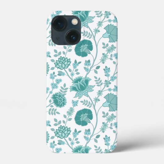 Jacobobobohne Blumenmuster Tees auf Weiß Case-Mate iPhone Hülle (Rückseite)