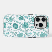 Jacobobobohne Blumenmuster Tees auf Weiß iPhone Hülle (Rückseite (Horizontal))