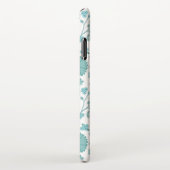 Jacobobobohne Blumenmuster Tees auf Weiß iPhone Hülle (Rechte Seite)