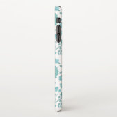 Jacobobobohne Blumenmuster Tees auf Weiß iPhone Hülle (Linke Seite)