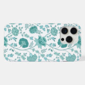 Jacobobobohne Blumenmuster Tees auf Weiß iPhone Hülle (Rückseite (Horizontal))