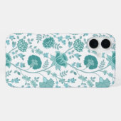 Jacobobobohne Blumenmuster Tees auf Weiß iPhone Hülle (Rückseite (Horizontal))