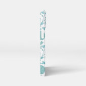 Jacobobobohne Blumenmuster Tees auf Weiß iPhone Hülle (Rechte Seite)