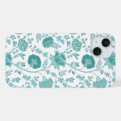 Jacobobobohne Blumenmuster Tees auf Weiß iPhone Hülle (Rückseite (Horizontal))