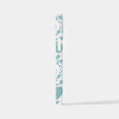 Jacobobobohne Blumenmuster Tees auf Weiß iPhone Hülle (Rechte Seite)