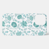 Jacobobobohne Blumenmuster Tees auf Weiß iPhone Hülle (Rückseite (Horizontal))