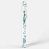 Jacobobobohne Blumenmuster Tees auf Weiß Samsung Galaxy Hülle (Rechte Seite)