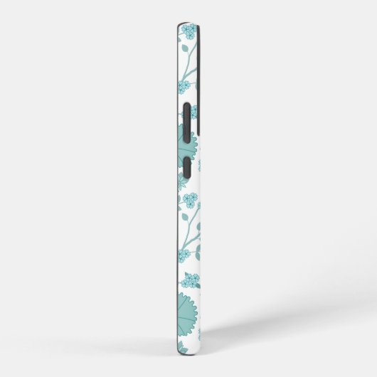 Jacobobobohne Blumenmuster Tees auf Weiß Samsung Galaxy Hülle (Rechte Seite)