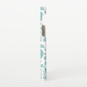 Jacobobobohne Blumenmuster Tees auf Weiß Samsung Galaxy Hülle (Linke Seite)