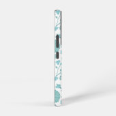 Jacobobobohne Blumenmuster Tees auf Weiß Samsung Galaxy Hülle (Rechte Seite)