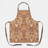 JacobobobohnenDamast, Beige und Schokolade Braun Schürze (Vorderseite)