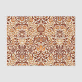 JacobobobohnenDamast, Beige und Schokolade Braun Seidenpapier (Vorderseite)