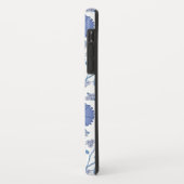 Jacobobobohnenfloral Big Pattern Blues auf Weiß Case-Mate iPhone Hülle (Hinten/Links)