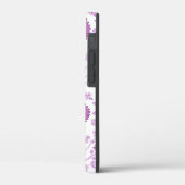 Jacobobobohnenflorale Big Pattern Pinks auf Weiß Case-Mate iPhone Hülle (Rückseite / Links)