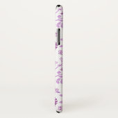 Jacobobobohnenflorale Big Pattern Pinks auf Weiß Case-Mate iPhone Hülle (Hinten/Rechts)