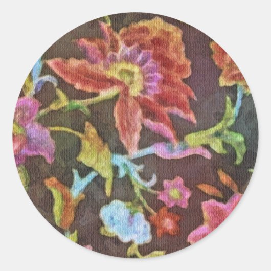 Jacobobohne Delight Runder Aufkleber (Vorderseite)