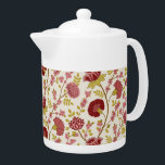 Jacobobohne Grosse Muster Reds Pinks Gold Creme<br><div class="desc">Jakobiner Stil mit Blumenmuster-Design in Rot,  Rosa,  Imitat Goldfarben und Creme.</div>