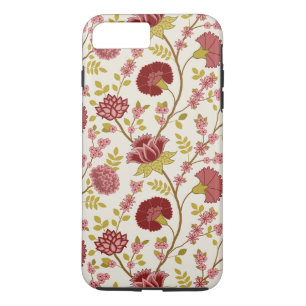 Jacobobohne Grosse Muster Reds Pinks Gold Creme Case-Mate iPhone Hülle
