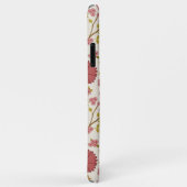 Jacobobohne Grosse Muster Reds Pinks Gold Creme Case-Mate iPhone Hülle (Hinten/Rechts)