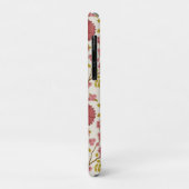 Jacobobohne Grosse Muster Reds Pinks Gold Creme Case-Mate iPhone Hülle (Hinten/Links)