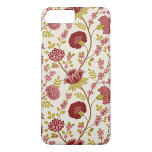 Jacobobohne Grosse Muster Reds Pinks Gold Creme Case-Mate iPhone Hülle