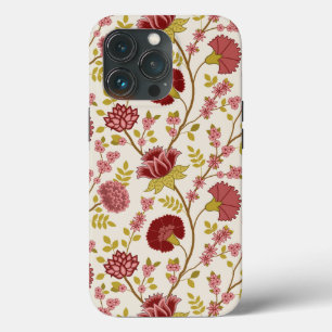 Jacobobohne Grosse Muster Reds Pinks Gold Creme Case-Mate iPhone Hülle