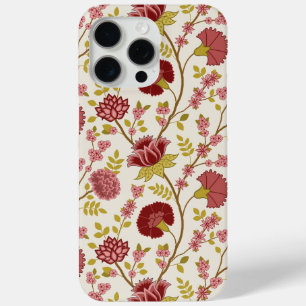 Jacobobohne Grosse Muster Reds Pinks Gold Creme Case-Mate iPhone Hülle