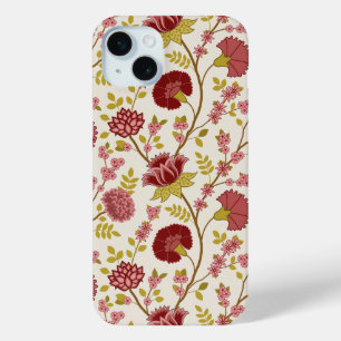Jacobobohne Grosse Muster Reds Pinks Gold Creme Case-Mate iPhone Hülle