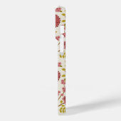 Jacobobohne Grosse Muster Reds Pinks Gold Creme Case-Mate iPhone Hülle (Rückseite / Links)