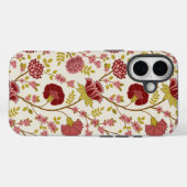 Jacobobohne Grosse Muster Reds Pinks Gold Creme Case-Mate iPhone Hülle (Rückseite (Horizontal))