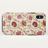 Jacobobohne Grosse Muster Reds Pinks Gold Creme Case-Mate iPhone Hülle (Rückseite (Horizontal))