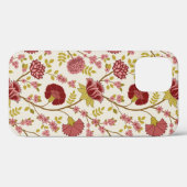Jacobobohne Grosse Muster Reds Pinks Gold Creme Case-Mate iPhone Hülle (Rückseite (Horizontal))