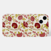 Jacobobohne Grosse Muster Reds Pinks Gold Creme Case-Mate iPhone Hülle (Rückseite (Horizontal))
