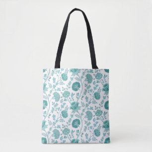 Jacobobohne Muster Tees auf Weiß Tasche