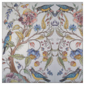 Jacobobohnenfarbstoff Tile Design Bird Floral Soft Stoff (Muster)