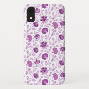 Jacobobohnenfloral Repeat Pattern Pinks auf Weiß Case-Mate iPhone Hülle