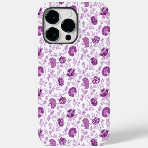 Jacobobohnenfloral Repeat Pattern Pinks auf Weiß Case-Mate iPhone 14 Pro Max Hülle