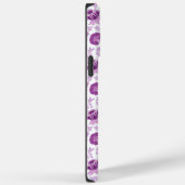 Jacobobohnenfloral Repeat Pattern Pinks auf Weiß Case-Mate iPhone Hülle (Rückseite / Rechts)