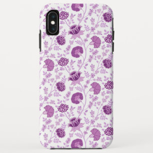 Jacobobohnenfloral Repeat Pattern Pinks auf Weiß Case-Mate iPhone Hülle