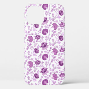 Jacobobohnenfloral Repeat Pattern Pinks auf Weiß Case-Mate iPhone Hülle
